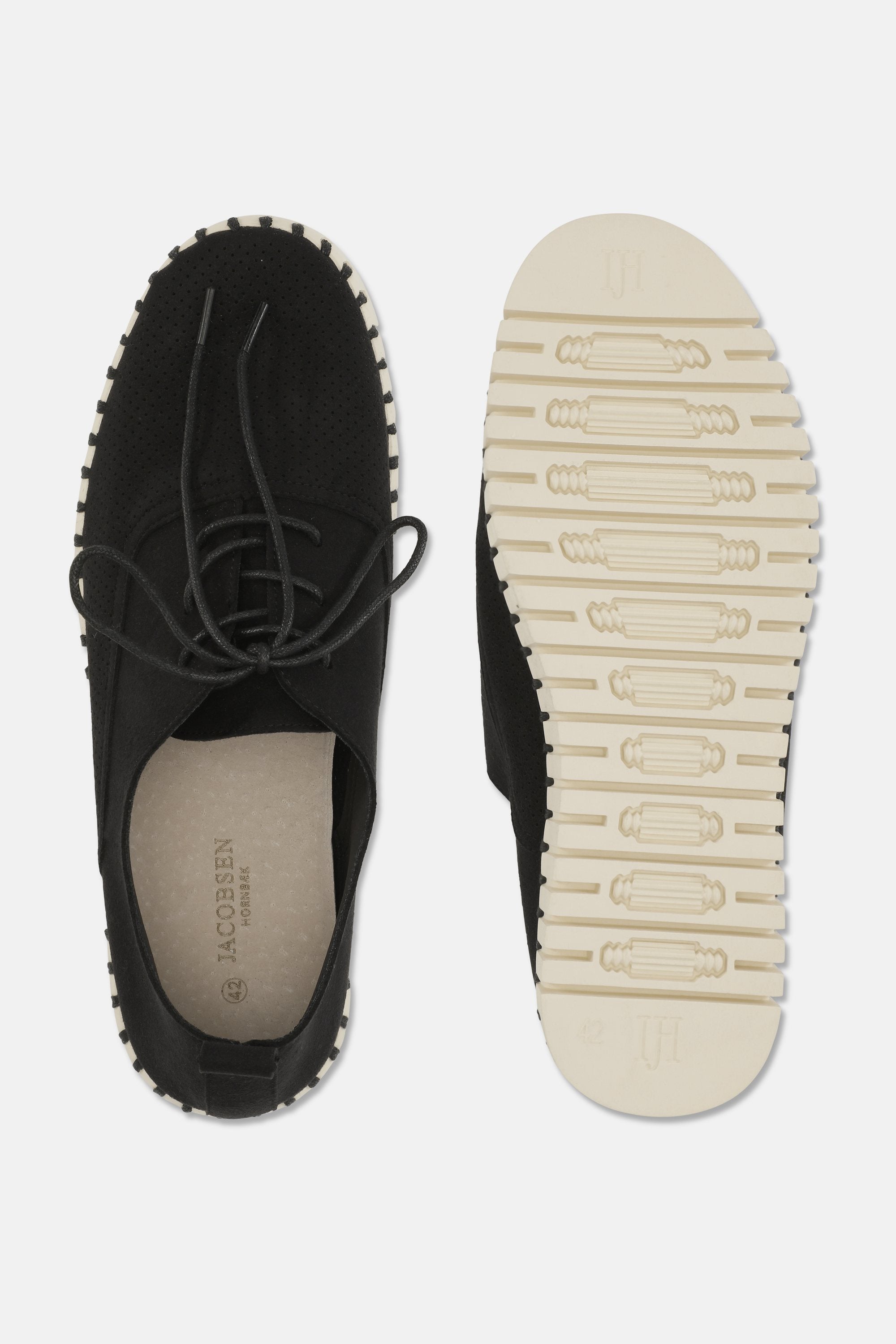 Herresko Med Lisser - Black Pearled Ivory